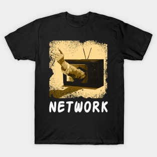 Prophetic NETWORKs Threads Tees Inspired by Howard Beale, Wear the Words of Media Revolution T-Shirt